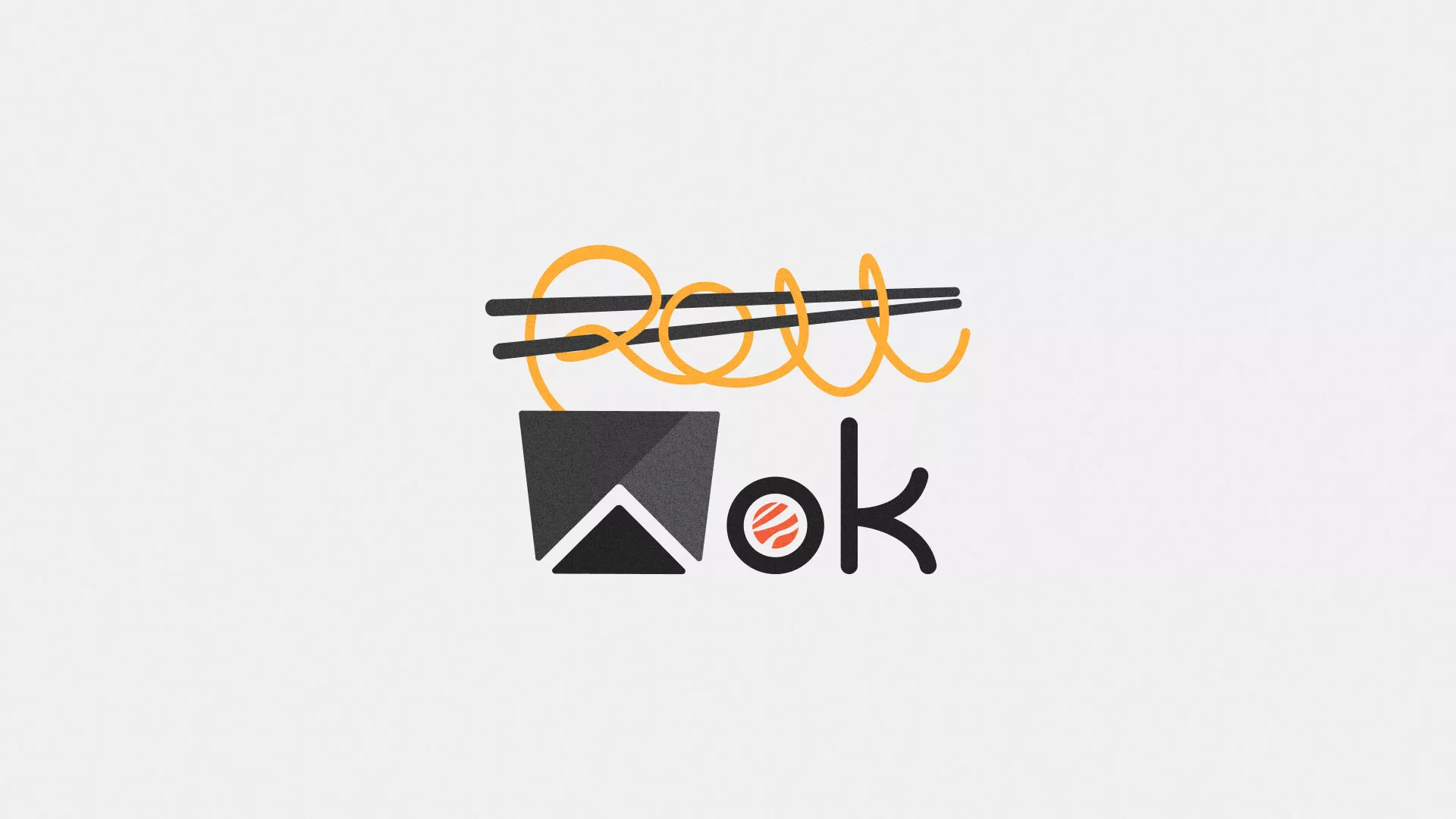 Разработка логотипа в Надыме для суши-бара «Roll Wok Club» Разработка логотипа в Надыме для суши-бара «Roll Wok Club»